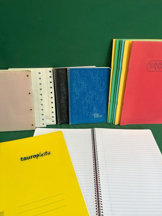 Lote de libretas