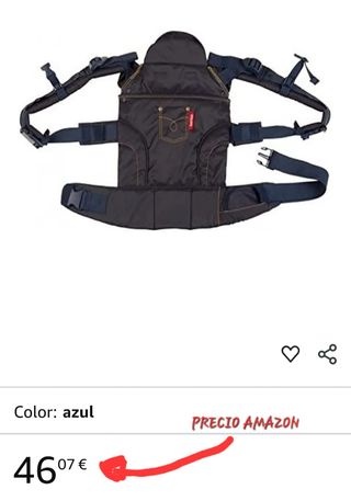 Mochila porta-bebés tejana de la marca TucTuc.