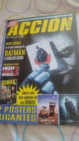 Revista de cine 808 Acción Batman caballero oscuro