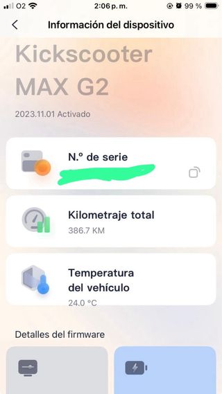 Patinete Eléctrico Ninebot MAX G2