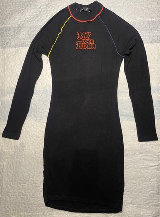 Paio di abiti corti neri firmati Bershka