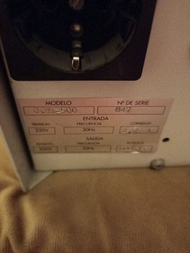 Estabilizador de Tensión ARPON COTA 500