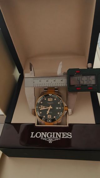 Reloj Longines Hydroconquest automatc 45mm verde /
