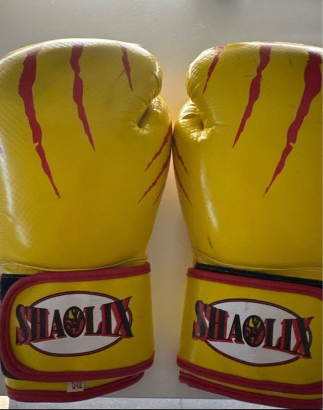 Guantes de Boxeo Shaolix 12 oz Amarillos