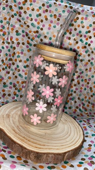 Vasos personalizados con flores