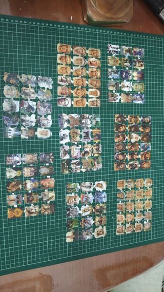 cofrade :  El Cautivo en cromos de jugar
