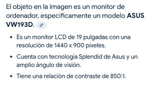 Monitor ASUS 19 Negro