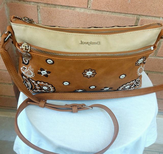 Borsa Desigual Beige e Marrone