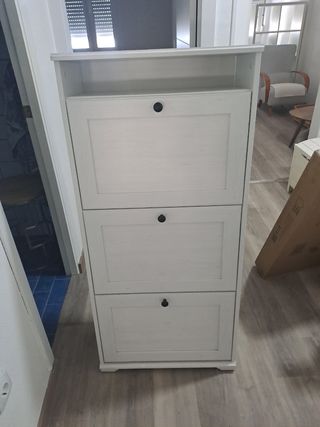 Zapatero Blanco Ikea Brusali