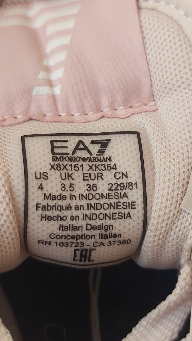 Scarpe Emporio Armani Rosa