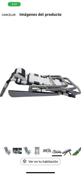 Silla de Camping Homecall Azul y Blanco