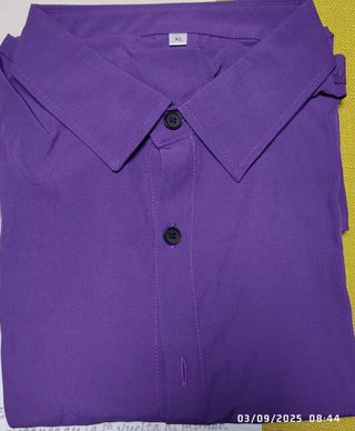 Camisa Morada Hombre Talla XL