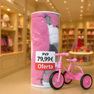 Alfombra Infantil Oso Algodón Orgánico Premium