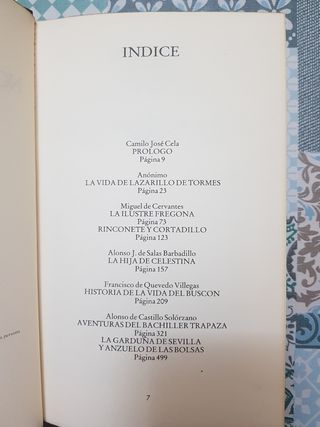 Libro Novela picaresca española