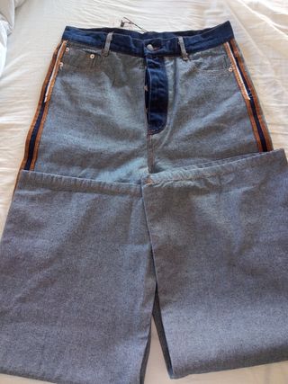 Pantalón vaquero retro talla L con etiqueta