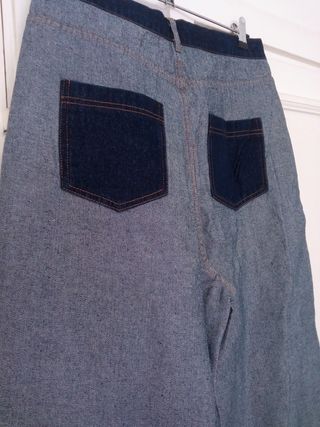 Pantalón vaquero retro talla L con etiqueta