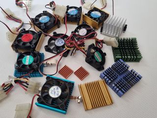 Dissipadores pequenos, Coolers, para Processadores