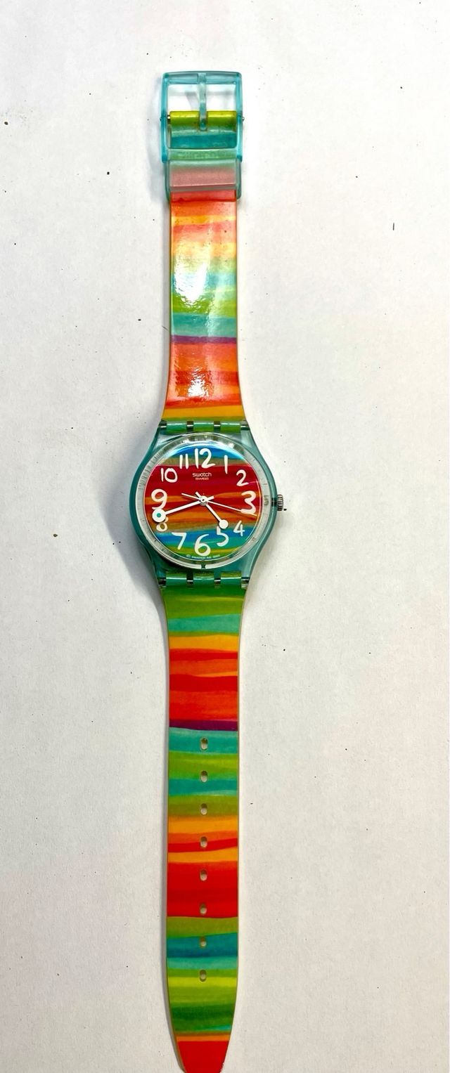 Reloj Swatch Multicolor. Original.
