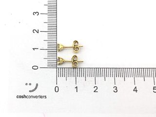 pendientes oro 18k con piedra con circonita