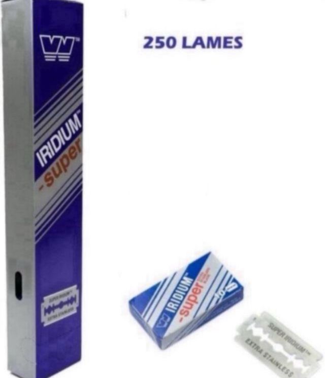 250 Hojas de Afeitar IRIDIUM Super