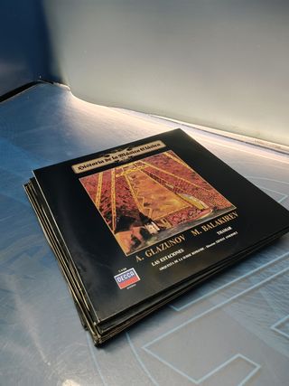 16 discos, vinilos, HISTORIA DE LA MÚSICA CLÁSICA , decca, planeta , ideal completistas