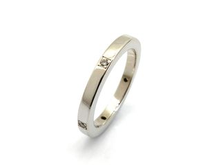 anillo oro 18k con piedra con diamante