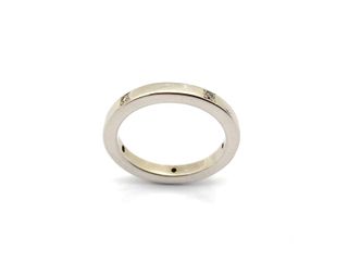 anillo oro 18k con piedra con diamante
