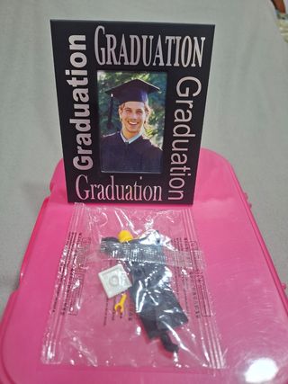 Lego Graduado con Diploma y Portafotos Graduado