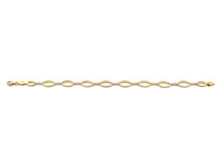 pulsera oro 18k con piedra con circonita