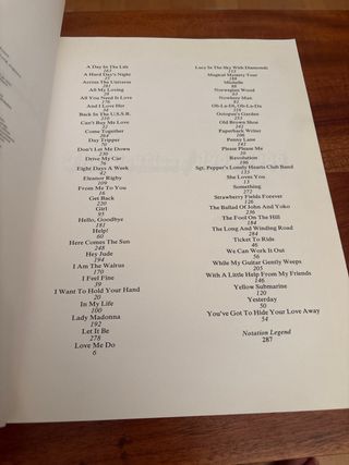 Libro Beatles 1962-1970 Tablaturas Guitarra