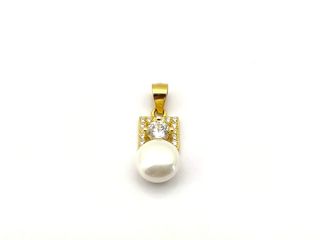 colgante plata 925mm con piedra con circonita