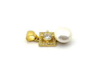 colgante plata 925mm con piedra con circonita