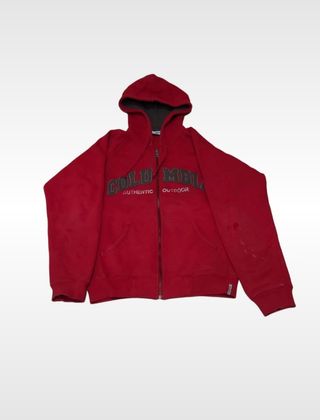 Columbia Felpa con Cappuccio Rossa