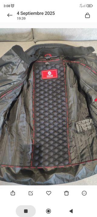 Chaqueta Moto Armure Talla XXL