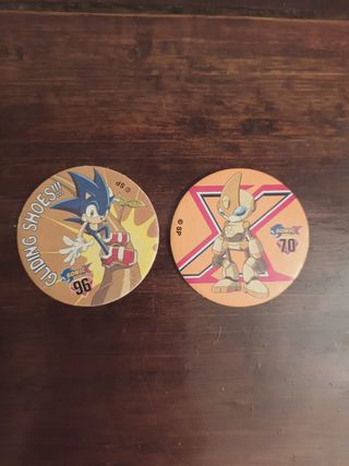 Pack 2 Tazos Sonic