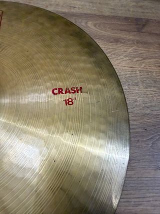 Plato batería percusion crash 18"