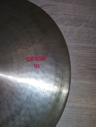 Plato Crash batería percusión 16"