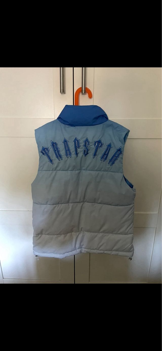 Chaleco Trapstar Azul y Blanco PRECIO NEGOCIABLE
