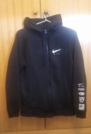 Sudadera Nike Air Negra con Logo