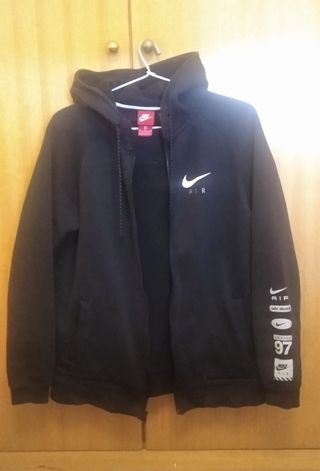 Sudadera Nike Air Negra con Logo