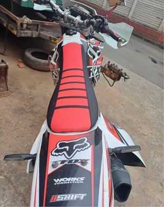 Funda Asiento Motocross Roja