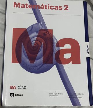 Matemáticas 2 - Libro de Texto