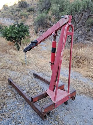 Grúa motor hidráulica 