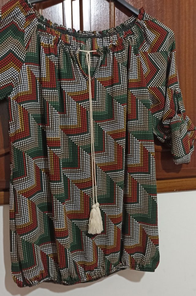 Camicia Donna Off Shoulder Taglia Unica