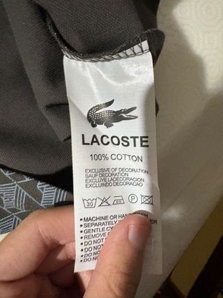 Polo Lacoste Taglia M con Cartellino