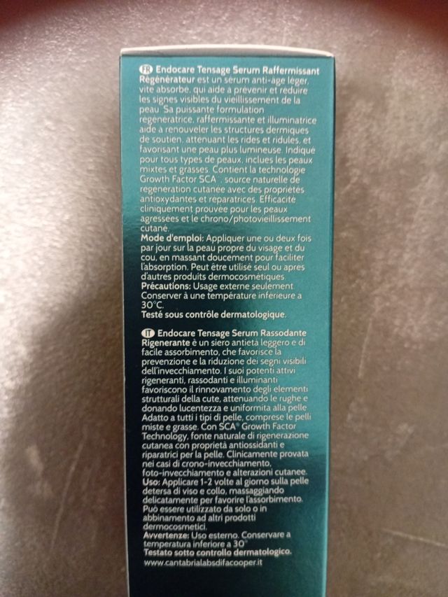 Endocare Tensage Siero 30 ml