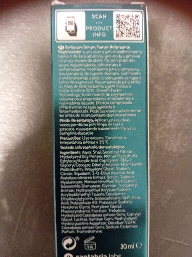 Endocare Tensage Siero 30 ml