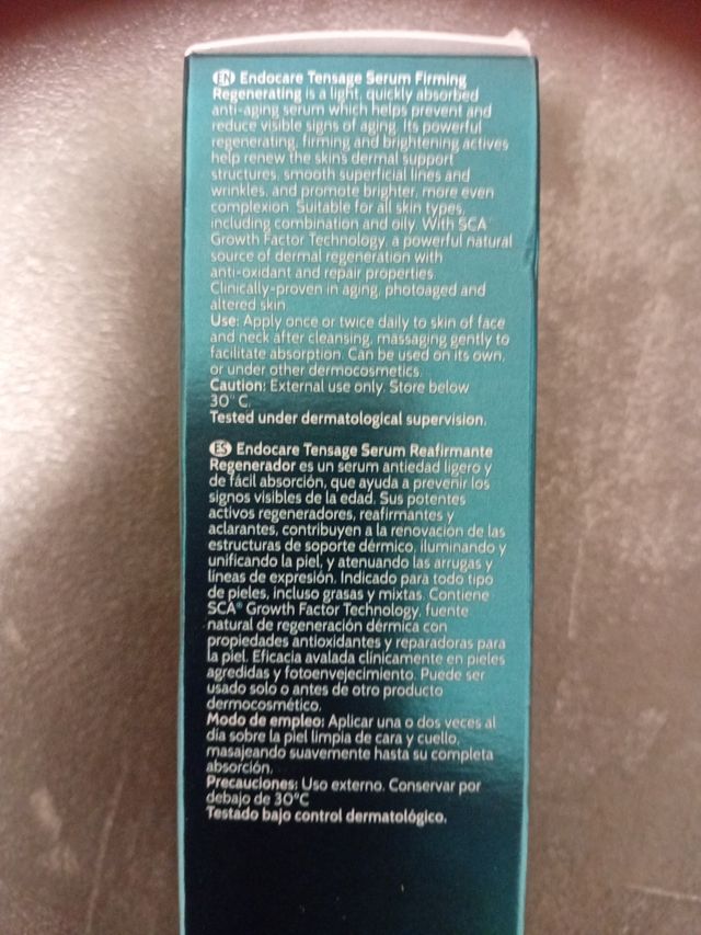 Endocare Tensage Siero 30 ml