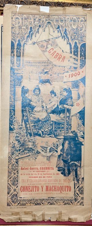 Cartel Taurino 1900 Cabra