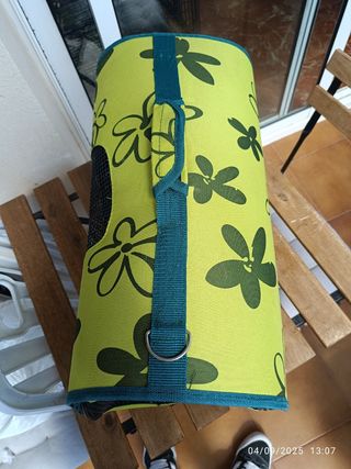 Transportín Gato Verde y Turquesa